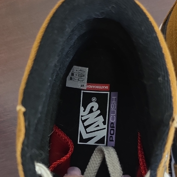 Vans Kids Mustard High-Top Sneakers - Picture 2 of 7